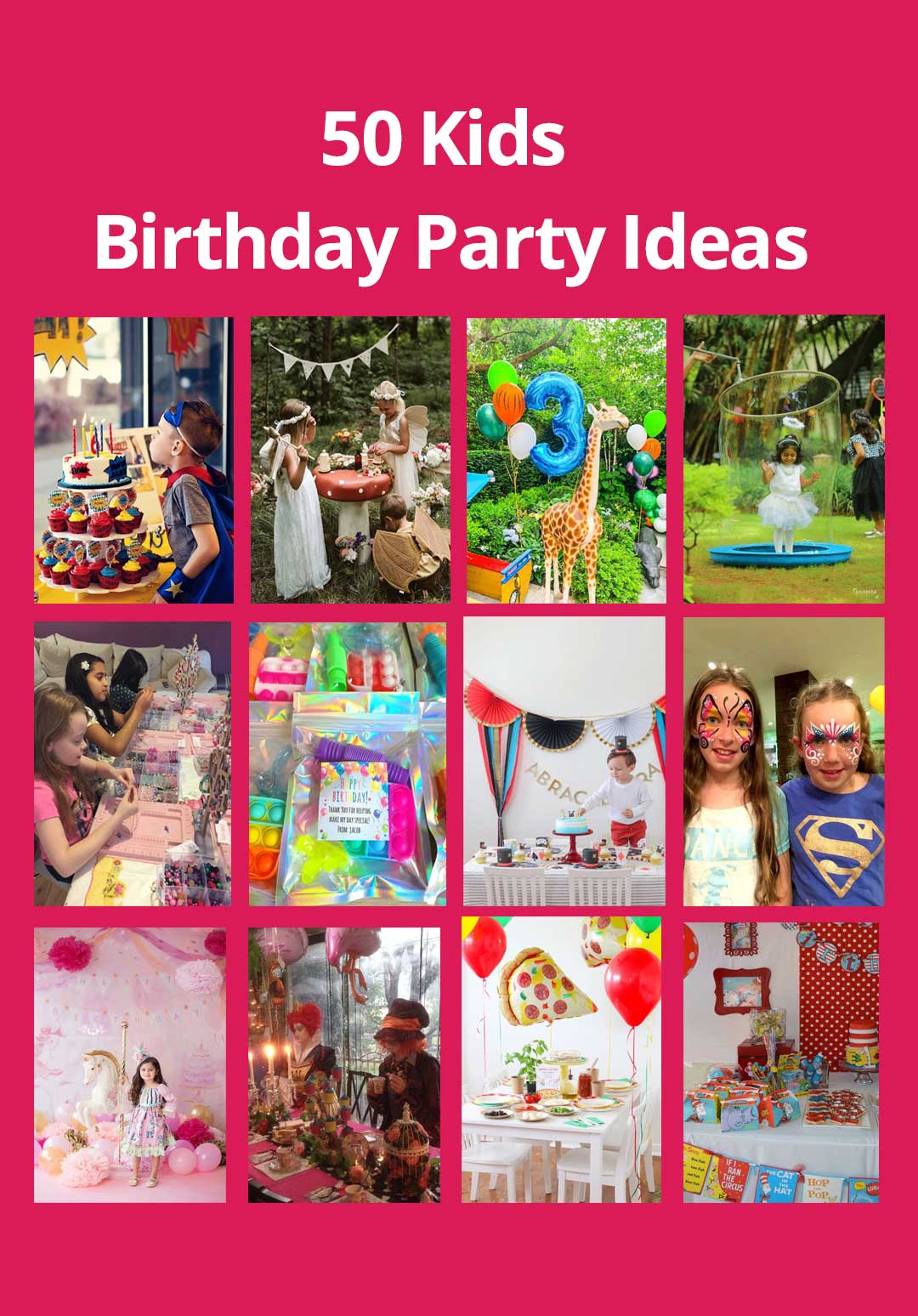 50 Kids Birthday Party Ideas! Super Fun Entertainment