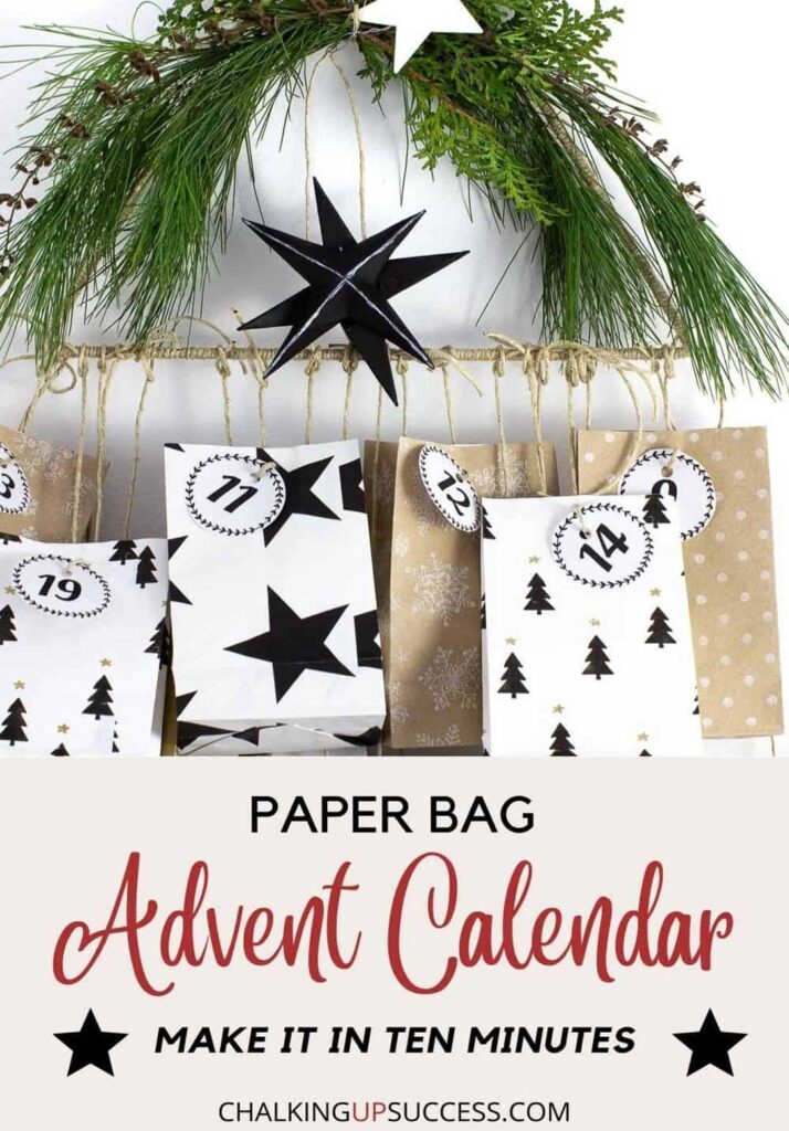 Advent Paper Bag Houses for Kids