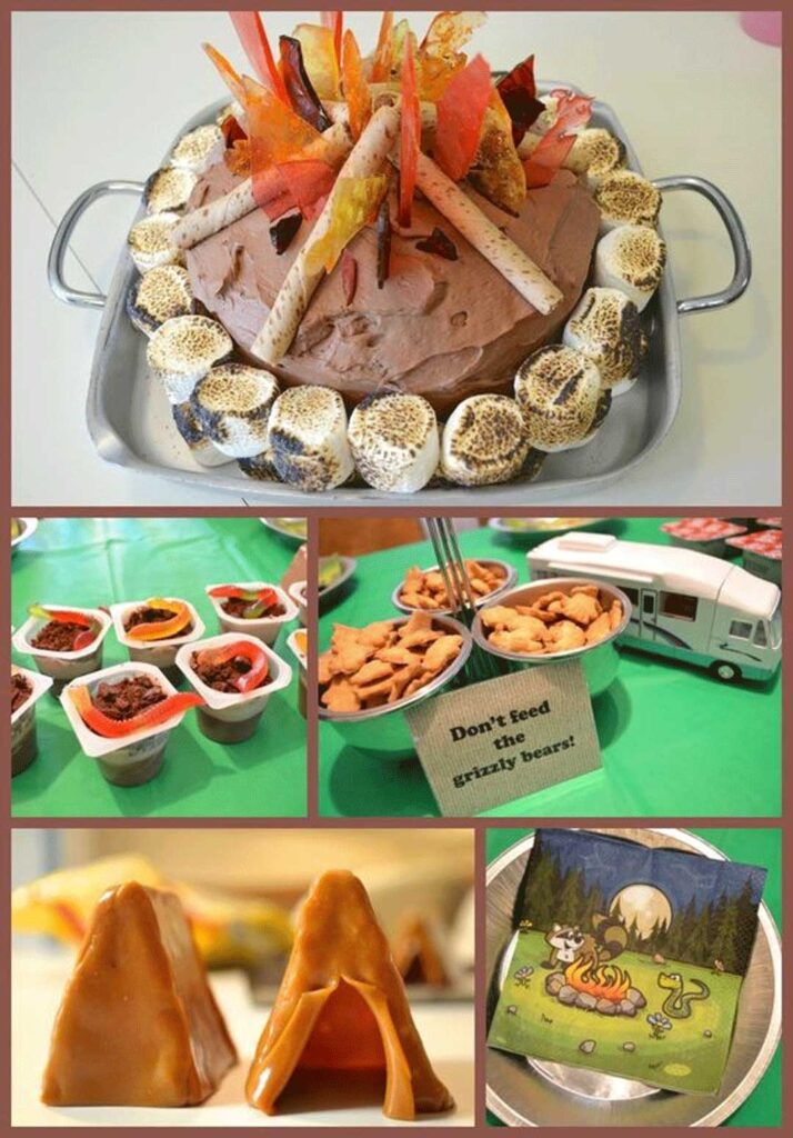 Campfire Cooking for Kids' Birthday