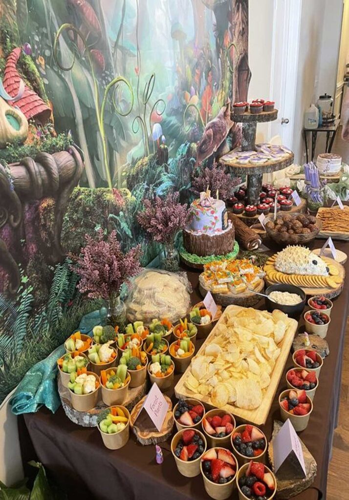 Food and Refreshments at Fairy Garden Party