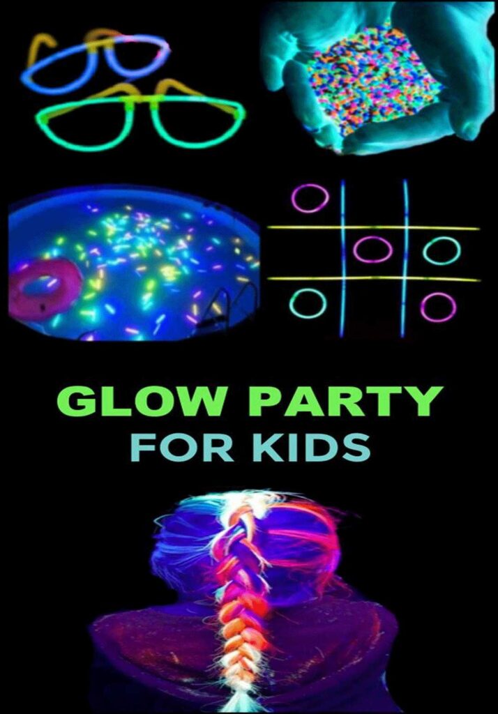 Glow-in-the-Dark Party for Kids' Birthday