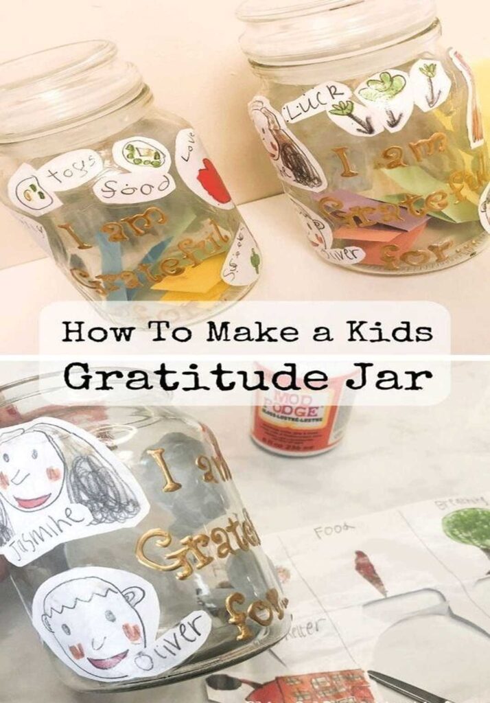 Gratitude Jar Creation at Kids' Birthday