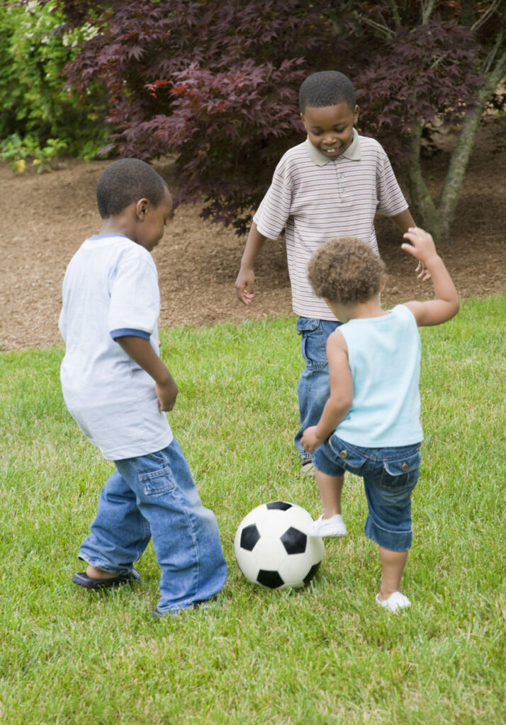 Kickball game for kids
