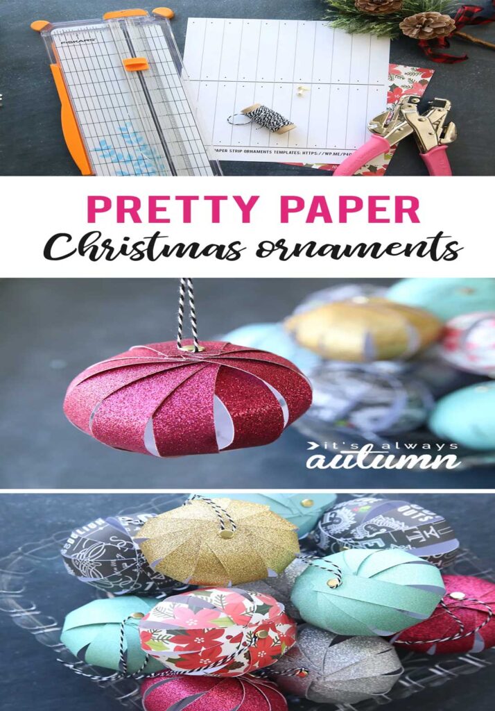 Kids Vintage Paper Ornaments