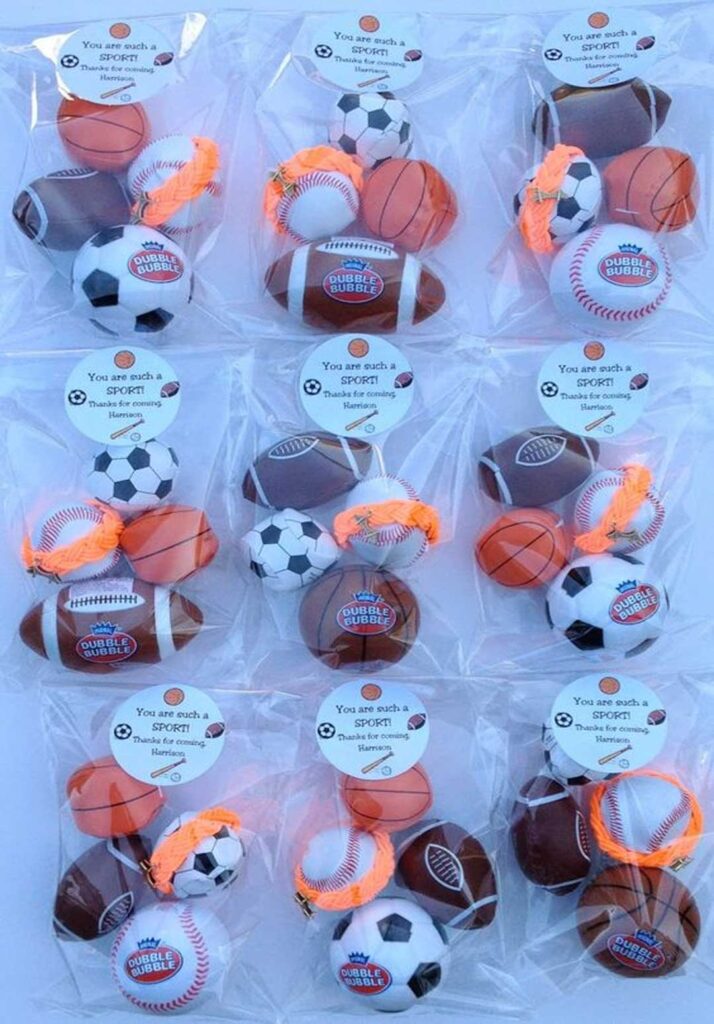 Organize Party Favors and Prizes for Sports Extravaganza Party