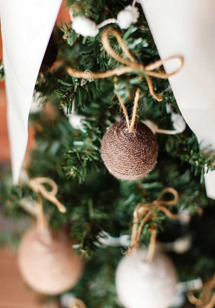 Yarn Ball Ornaments for Kids