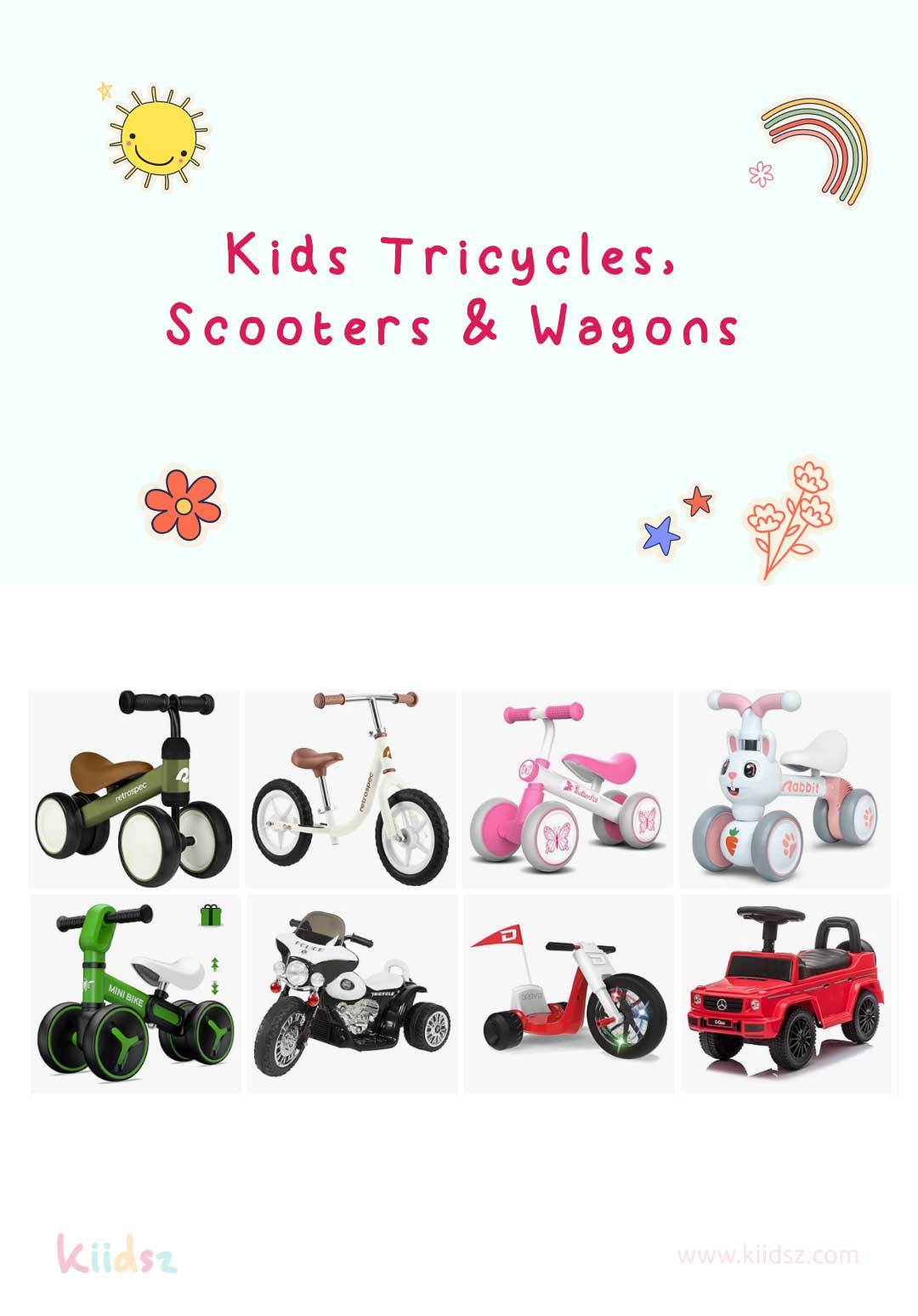 Kids Tricycles, Scooters & Wagons Ultimate Fun for Little Adventurers