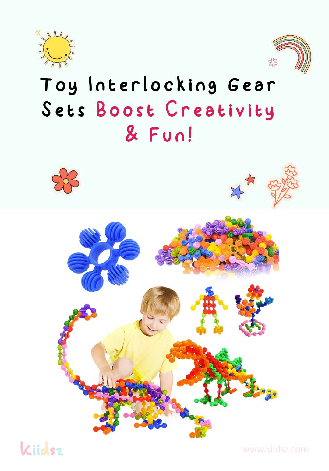 Toy Interlocking Gear Sets Boost Creativity & Fun!